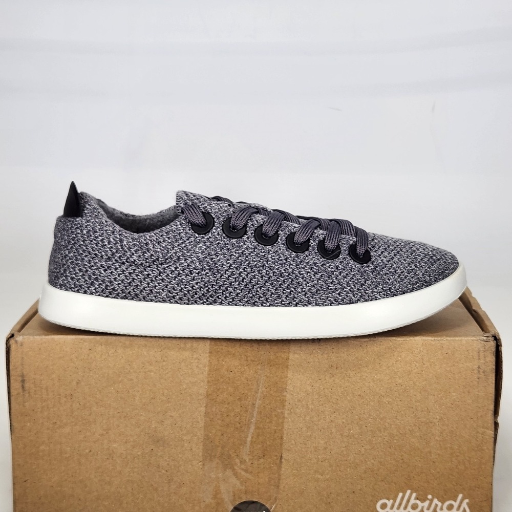 Allbirds Tree Piper Women Stormy Grey Barely Grey Sneakers A10964W070 Size 7